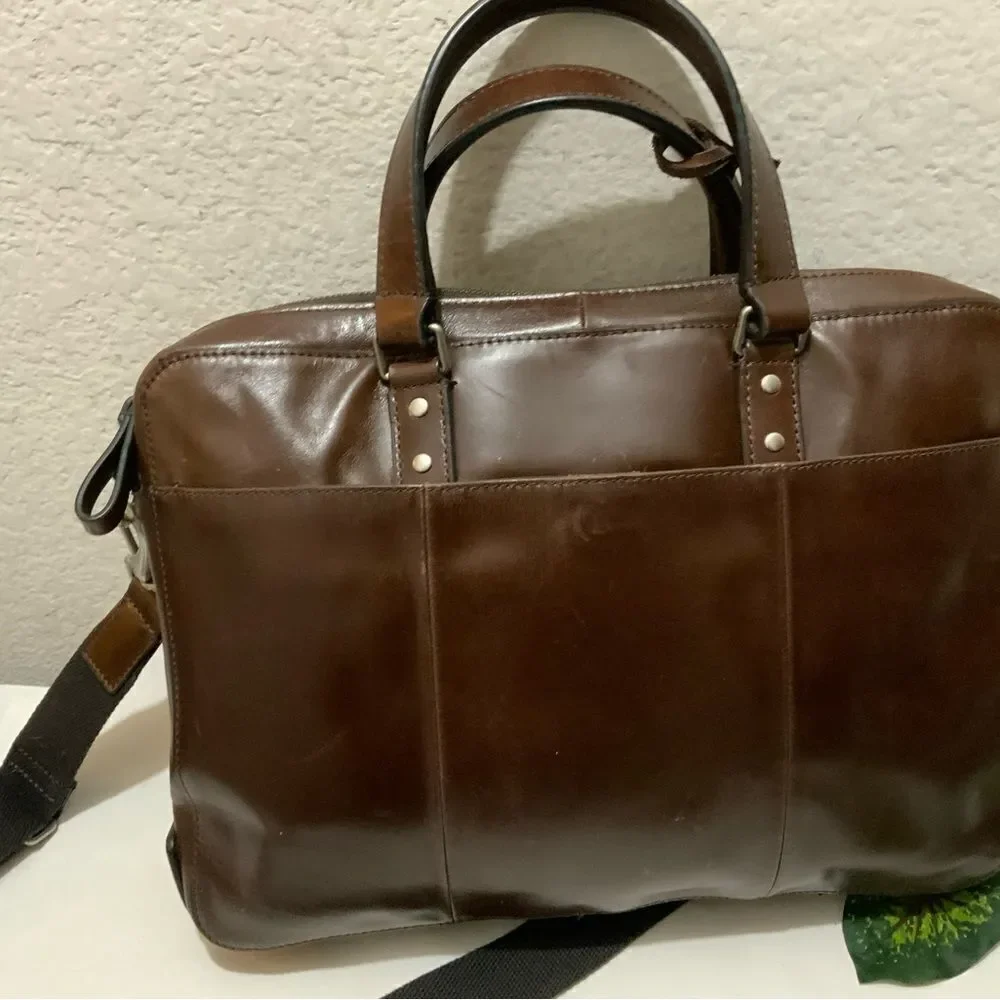 NWT Fossil Defender Eco Leather Brief Bag